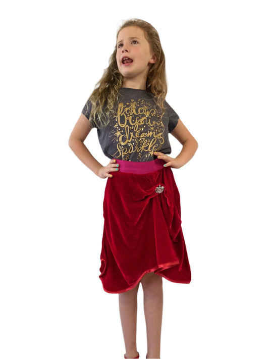 Velvet Flamenco Dream / skirt for girls