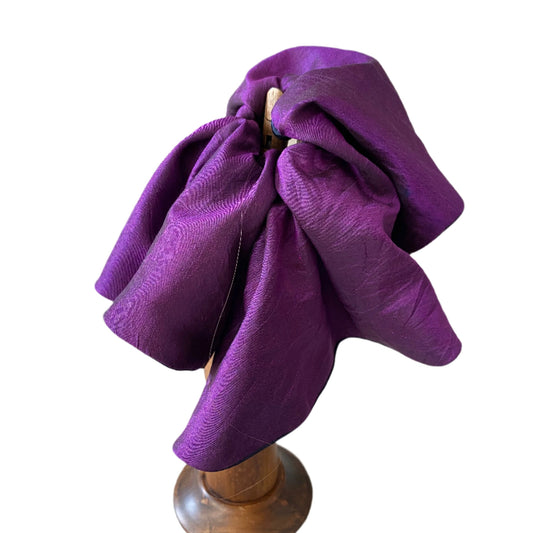 Hair Accessories,Ponytail Holder,Purple Silk Scrunchie