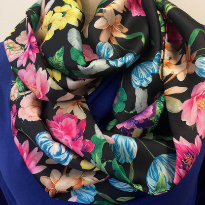 Infinity scarf,Multi Print Flawer Infinity  Scarf