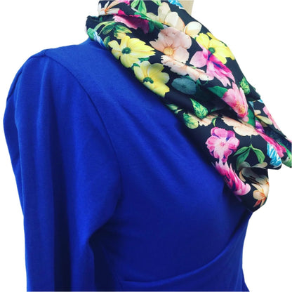 Infinity scarf,Multi Print Flawer Infinity  Scarf