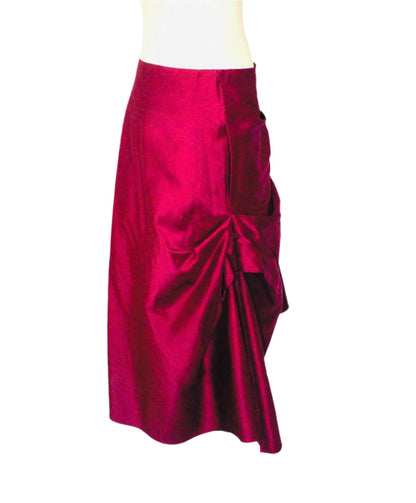 Flamenco-Flare skirt Knee Length skirt,Extravagant Silk Short skirt.Perfect party,wedding guest skirt.