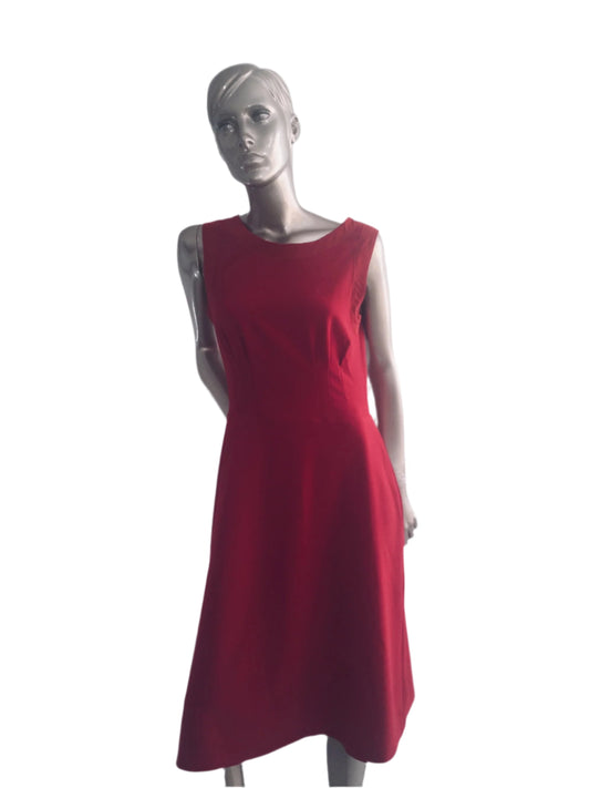 Crimson Grace , A-line Red Mix fibres Day/Party dress