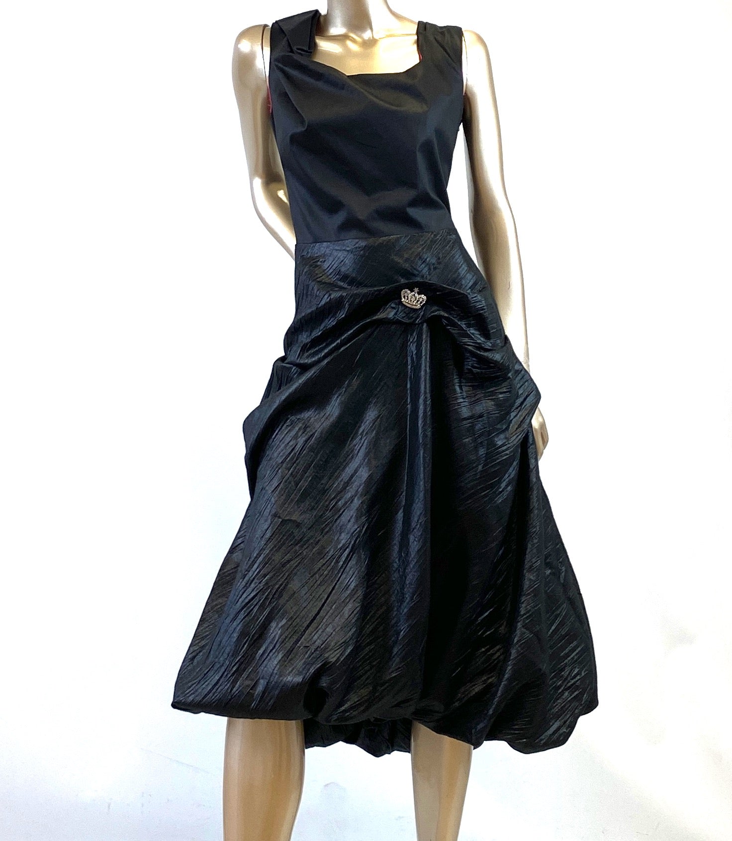 Black 2024 puffball dress