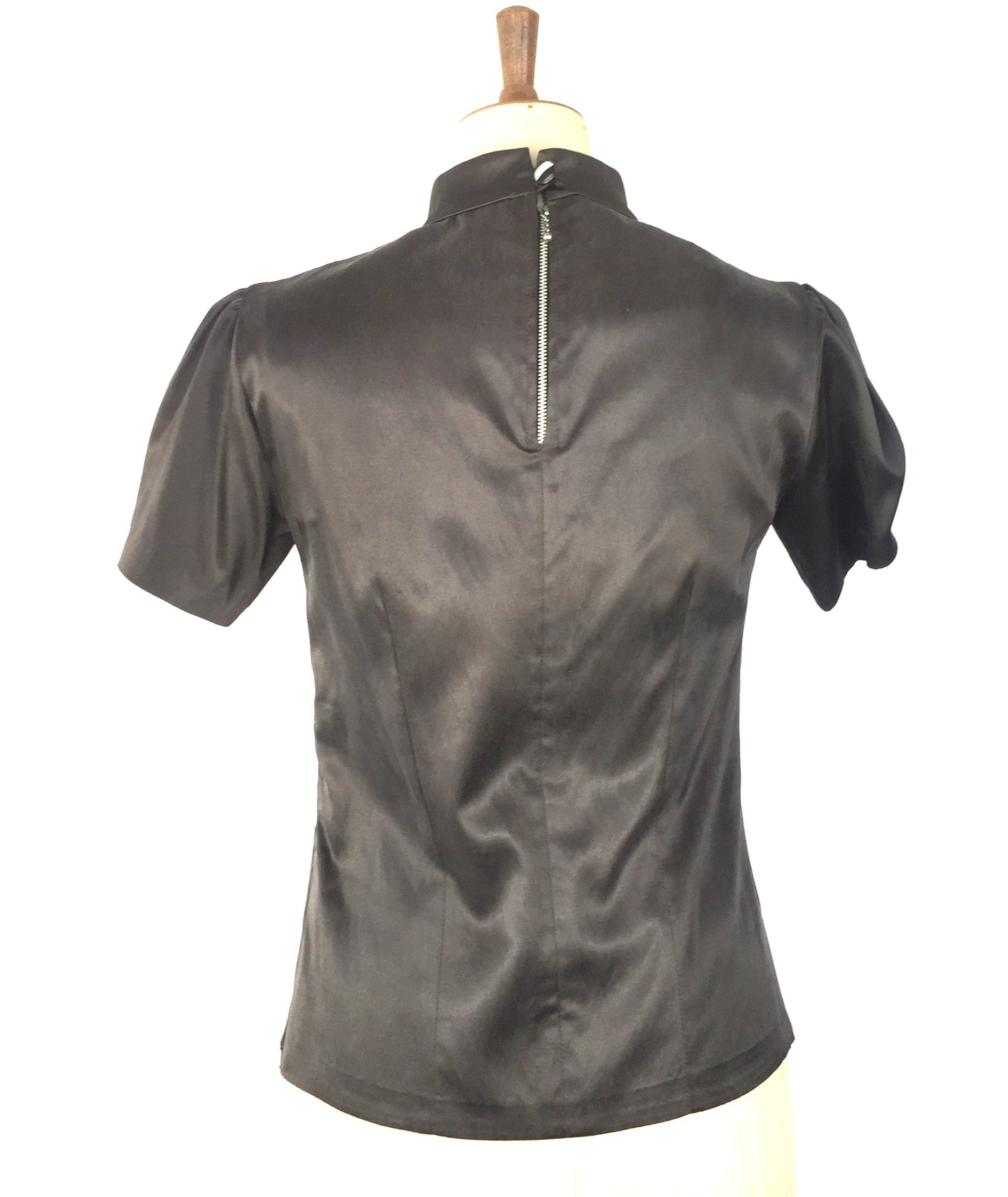 Silk / cotton mix Blouse with short sleave s