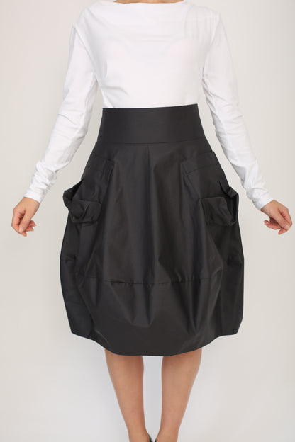 Rain proof skirt ,Bubble skirt ,Waterproof skirt ,Skirt with pockets ,Boho style skirt