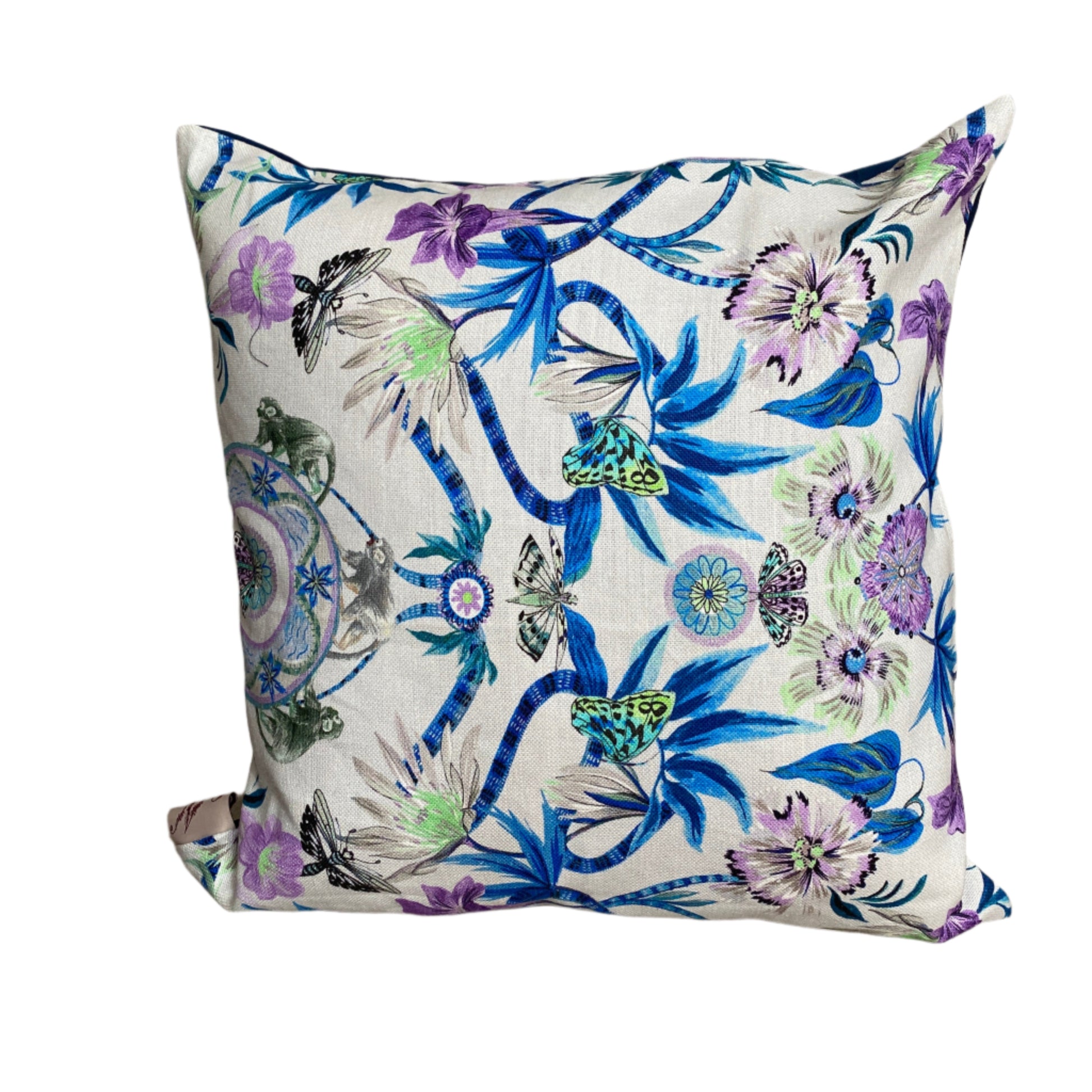 Decorative cushion cover made from linen/ cotton fabric by Matthew Williamson.Square shape 