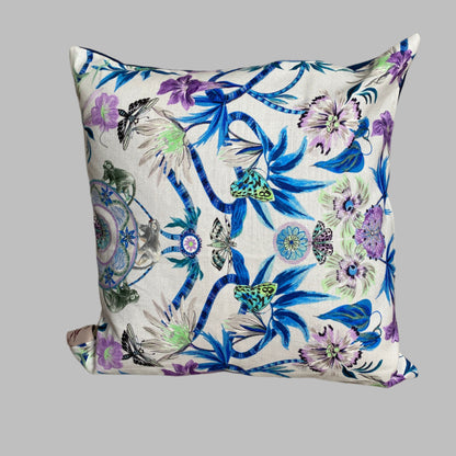 Decorative cushion cover made from linen/ cotton fabric by Matthew Williamson.Square shape 