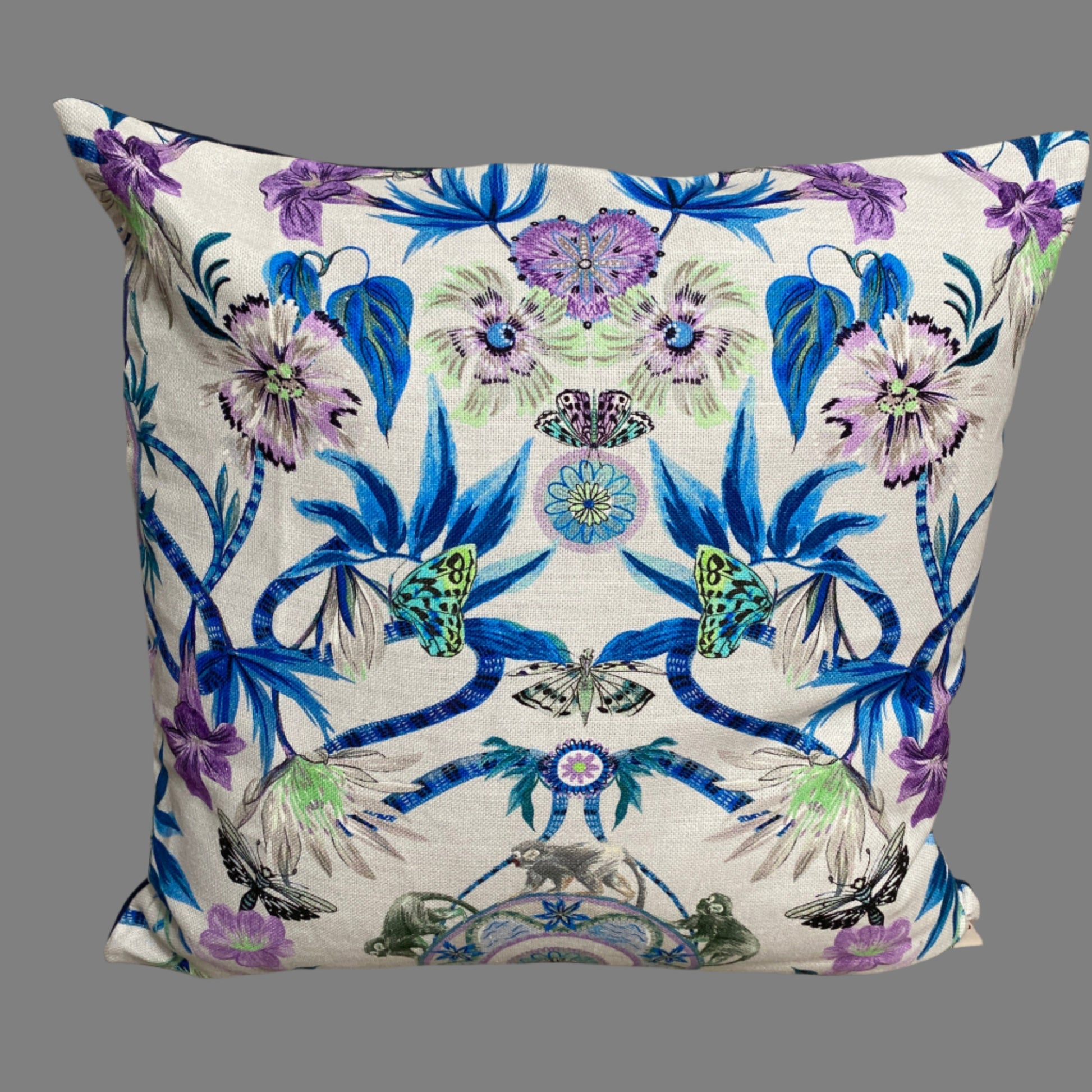 Decorative cushion cover made from linen/ cotton fabric by Matthew Williamson.Square shape 