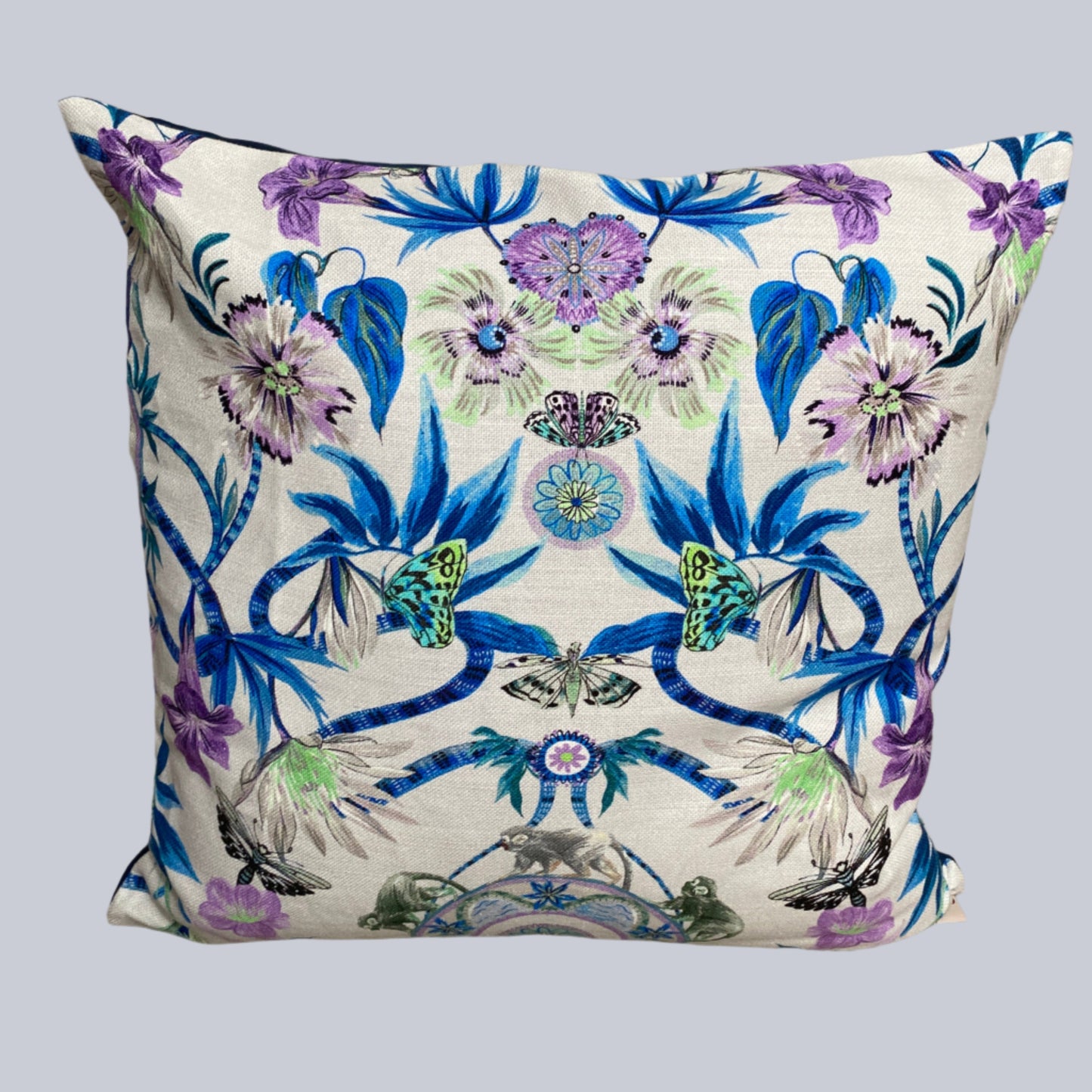 Decorative cushion cover made from linen/ cotton fabric by Matthew Williamson.Square shape 