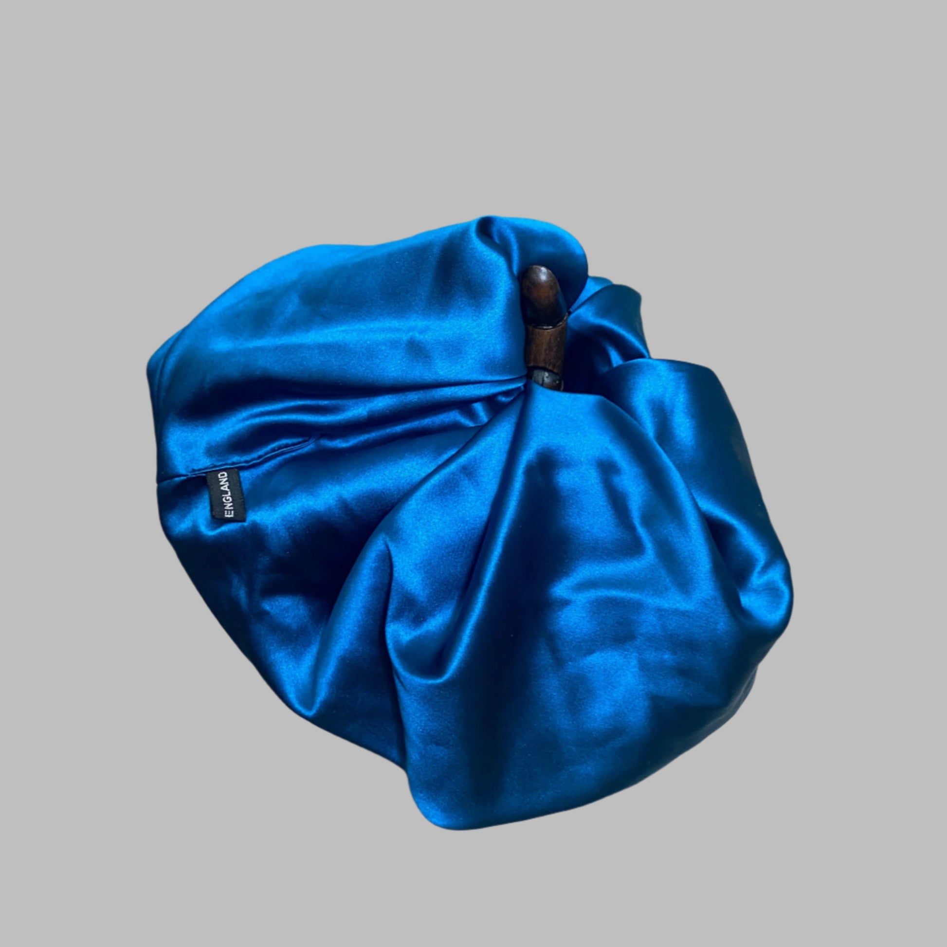 Silk Satin Hair  scrunchie,Royal Blue Silk accessories, ponytail holder  
