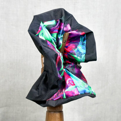 Giant Silk Multi Coloured Hair Scrunchie 