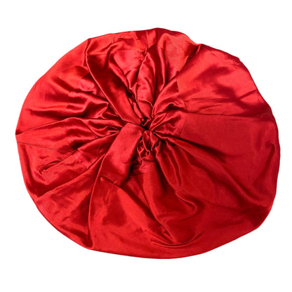 
Red  Silk Hair Scrunchie s.Giant Luxury Silk Hair Accessories 