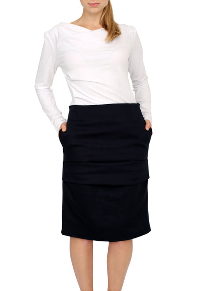 Pensil Rouged skirt,Office wear,Work skirt with strech.