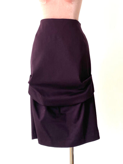 Pensil Rouged skirt,Office wear,Work skirt with strech.